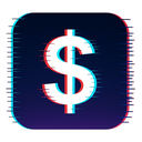icon_business_dollar_sign_digital_glitch icon preview