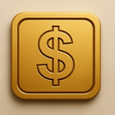 icon_business_dollar_sign_embossed icon preview