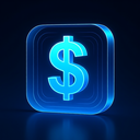 icon_business_dollar_sign_futuristic icon preview