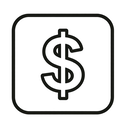 icon_business_dollar_sign_outline icon preview