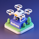 icon_business_drone_3d_isometric icon preview