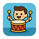 icon_business_drum_cartoon icon preview