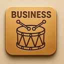 icon_business_drum_embossed icon preview