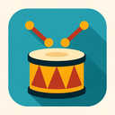 icon_business_drum_flat_design icon preview
