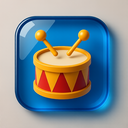icon_business_drum_glassy icon preview