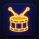icon_business_drum_glow_effect icon preview