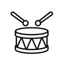 icon_business_drum_line_art icon preview