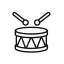 icon_business_drum_minimal_outline icon preview