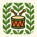 icon_business_drum_organic_pattern icon preview