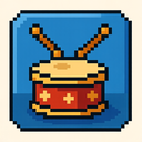icon_business_drum_pixel_art icon preview