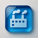 icon_business_factory_glassy icon preview