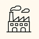 icon_business_factory_line_art icon preview