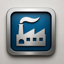 icon_business_factory_metallic icon preview