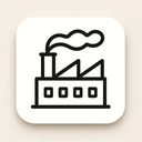 icon_business_factory_minimalist icon preview