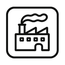 icon_business_factory_monochrome icon preview