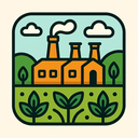 icon_business_factory_organic_pattern icon preview