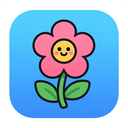 icon_business_flower_cartoon icon preview