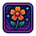icon_business_flower_cyberpunk icon preview