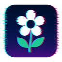 icon_business_flower_digital_glitch icon preview