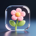 icon_business_flower_glassy icon preview