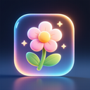 icon_business_flower_glow_effect icon preview