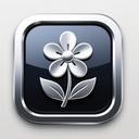 icon_business_flower_metallic icon preview