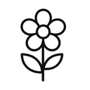 icon_business_flower_minimal_outline icon preview