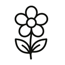 icon_business_flower_outline icon preview
