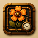 icon_business_flower_steampunk icon preview