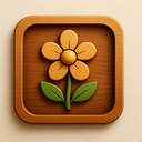 icon_business_flower_wooden icon preview