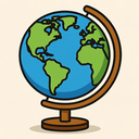 icon_business_globe_cartoon icon preview