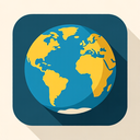 icon_business_globe_flat_design icon preview