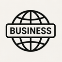 icon_business_globe_monochrome icon preview