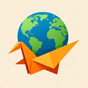 icon_business_globe_origami icon preview