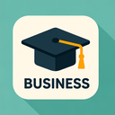 icon_business_graduation_cap_flat_design icon preview