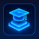 icon_business_graduation_cap_futuristic icon preview