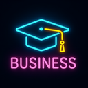icon_business_graduation_cap_neon icon preview