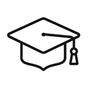 icon_business_graduation_cap_outline icon preview