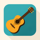 icon_business_guitar_flat_design icon preview