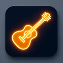icon_business_guitar_glow_effect icon preview