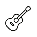 icon_business_guitar_minimal_outline icon preview
