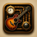 icon_business_guitar_steampunk icon preview