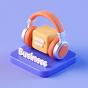 icon_business_headphones_3d_isometric icon preview
