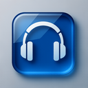 icon_business_headphones_glassy icon preview