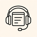 icon_business_headphones_line_art icon preview