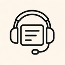 icon_business_headphones_minimal_outline icon preview