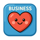 icon_business_heart_cartoon icon preview