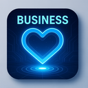 icon_business_heart_futuristic icon preview