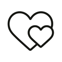 icon_business_heart_minimal_outline icon preview