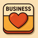 icon_business_heart_retro icon preview